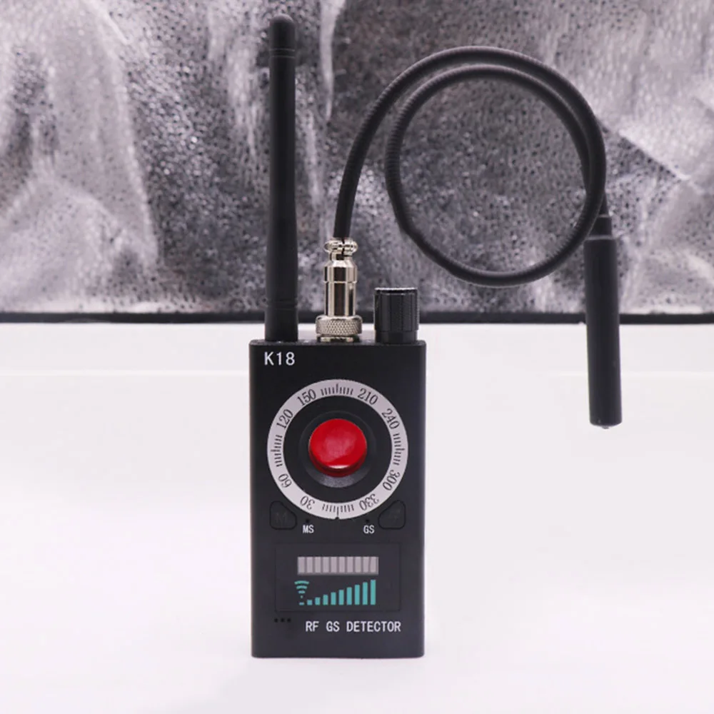 K18 Multi-Function Wireless Camera Lens Signal Detector Anti-eavesdrop Radio Wave Signal Detector RF Tracker Detect
K18 Multi-Function Wireless Camera Lens Signal Detector Anti-eavesdrop Radio Wave Signal Detector RF Tracker Detect
