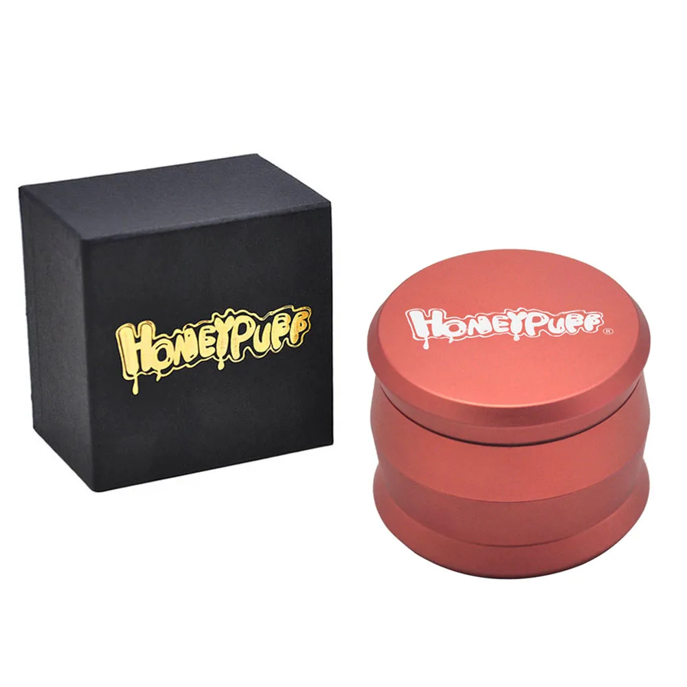 HONEYPUFF Drum Style Metal Smoking Grinder 60MM 4 Piece Aircraft Aluminum Tobacco Herb Grinder Handle Spice Miller
HONEYPUFF Drum Style Metal Smoking Grinder 60MM 4 Piece Aircraft Aluminum Tobacco Herb Grinder Handle Spice Miller