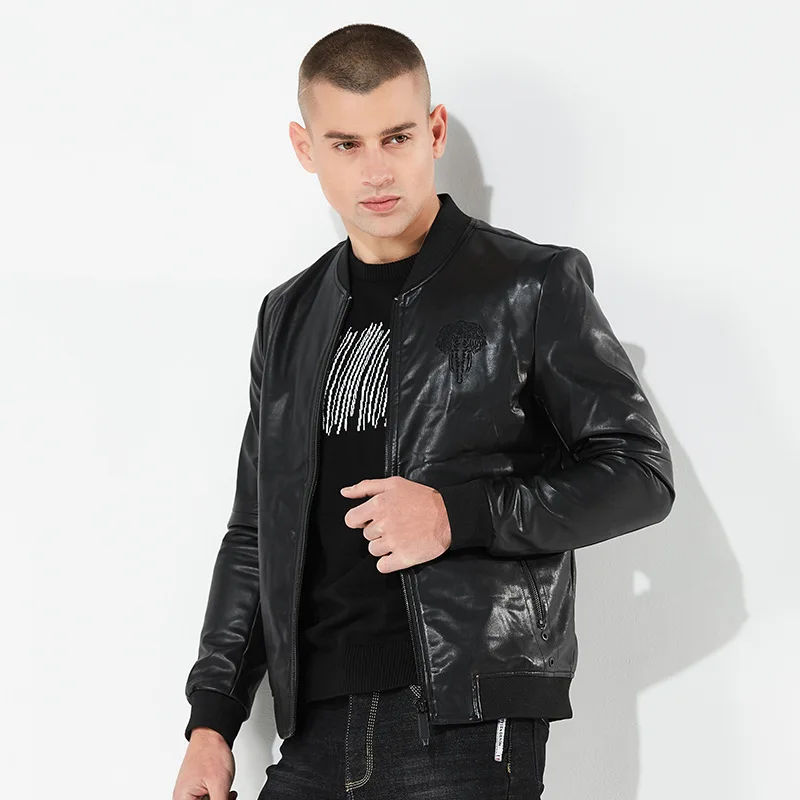 Men's high-grade Brand Clothing Casual PU Jacket Slim top Coat dropshipping moto bike Fashion Coats Male o-neck pilot Outerwear
Men's high-grade Brand Clothing Casual PU Jacket Slim top Coat dropshipping moto bike Fashion Coats Male o-neck pilot Outerwear