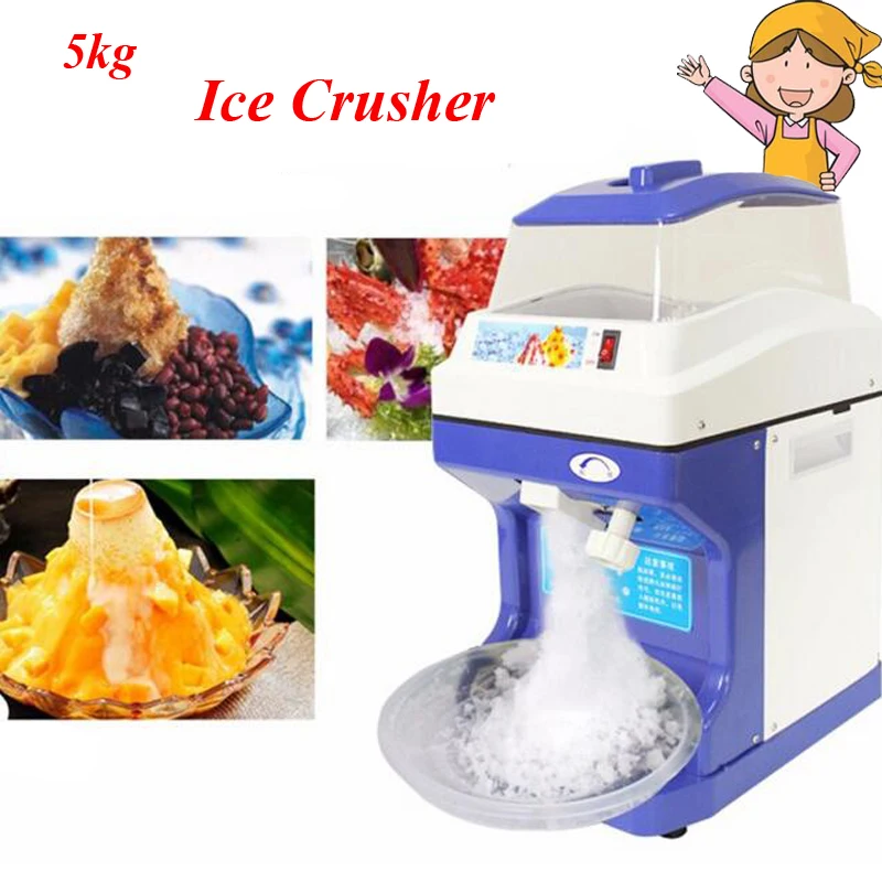 1pc Practical Snow Ice Maker 220V/110V Large Commercial Ice Crusher with 5kg Electricity Ice Storage Capacity Model 189
1pc Practical Snow Ice Maker 220V/110V Large Commercial Ice Crusher with 5kg Electricity Ice Storage Capacity Model 189