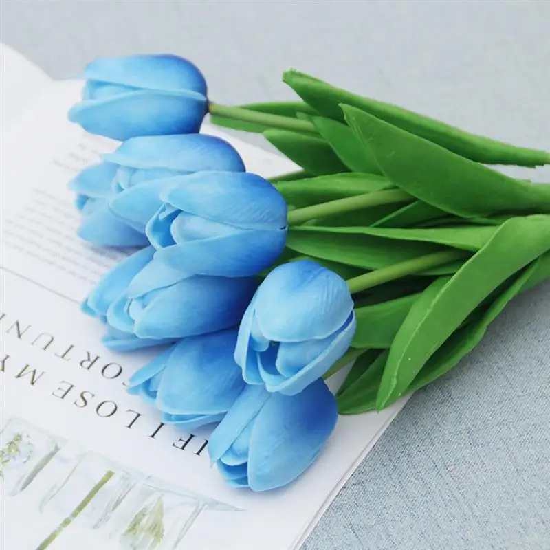 20pcs Real Touch Flowers Tulips Flower Artificial Bouquet Fake Flower Bridal Bouquet Decoration Flowers For Wedding Party Home
20pcs Real Touch Flowers Tulips Flower Artificial Bouquet Fake Flower Bridal Bouquet Decoration Flowers For Wedding Party Home