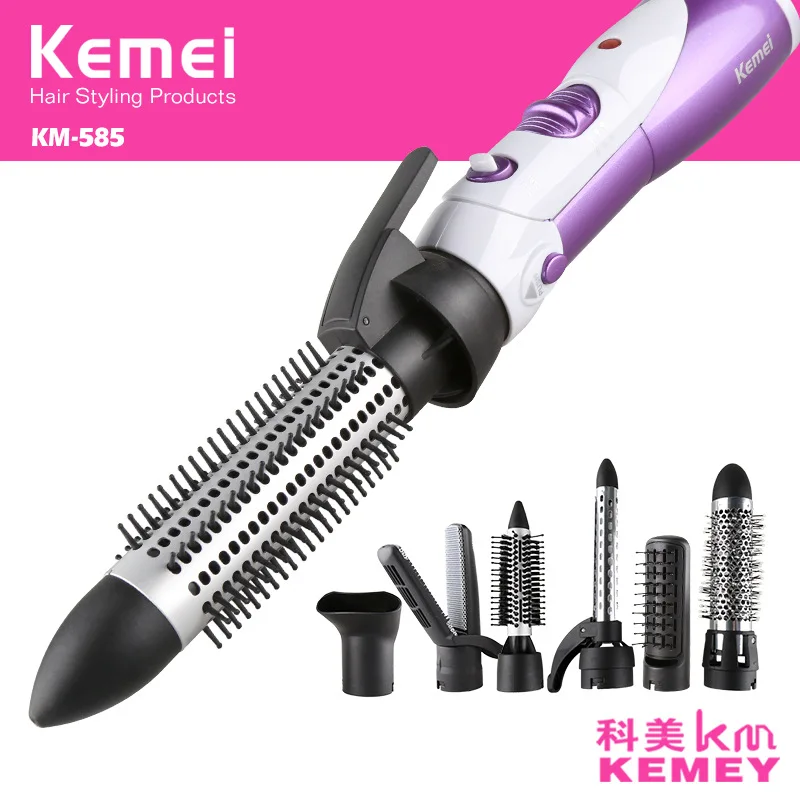 KEMEI Professional 7 IN 1 Hair Brush Styler Blow Dryer Hot and cold Curler Wand Straightener Hairstyles Anion EU Plug KM-585
KEMEI Professional 7 IN 1 Hair Brush Styler Blow Dryer Hot and cold Curler Wand Straightener Hairstyles Anion EU Plug KM-585