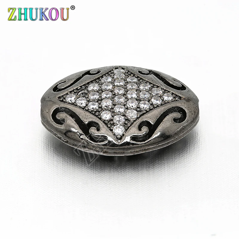 15*17mm Supplies for Handicraft Brass Cubic Zirconia Oval Czech Beads for Jewelry Findings, Hole: 1.5mm, Model: VZ150
15*17mm Supplies for Handicraft Brass Cubic Zirconia Oval Czech Beads for Jewelry Findings, Hole: 1.5mm, Model: VZ150