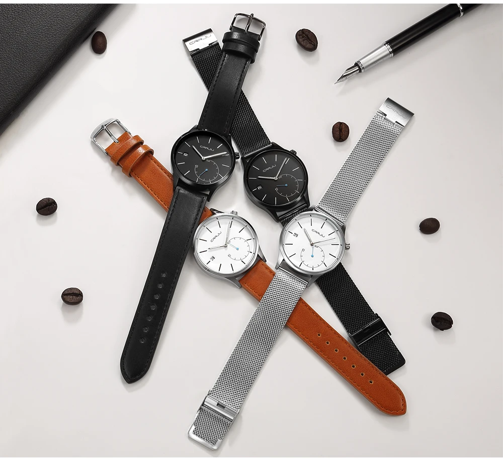 Fashion Casual Quartz Watches Men Wristwatch Elegant Gentleman's Business Watch With Date Leather Steel Man Clock Montre Homme
Fashion Casual Quartz Watches Men Wristwatch Elegant Gentleman's Business Watch With Date Leather Steel Man Clock Montre Homme