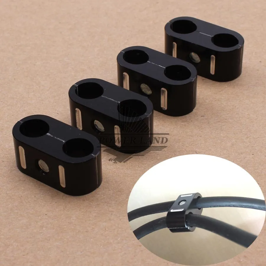 4ps Black Brake Throttle Cable Clips Clamp Protector Guard Cover For Harley Sportster 883 1200 Dyna Softail Fat Street Bob 84-17
4ps Black Brake Throttle Cable Clips Clamp Protector Guard Cover For Harley Sportster 883 1200 Dyna Softail Fat Street Bob 84-17