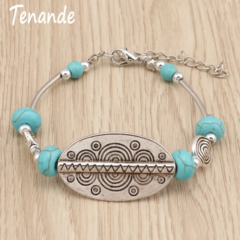 Tenande New Maxi Boho Carved Spiral Natural Stone Beads Round Big Leaves Bracelets & Bangles for Women Accessories Bijuterias
Tenande New Maxi Boho Carved Spiral Natural Stone Beads Round Big Leaves Bracelets & Bangles for Women Accessories Bijuterias