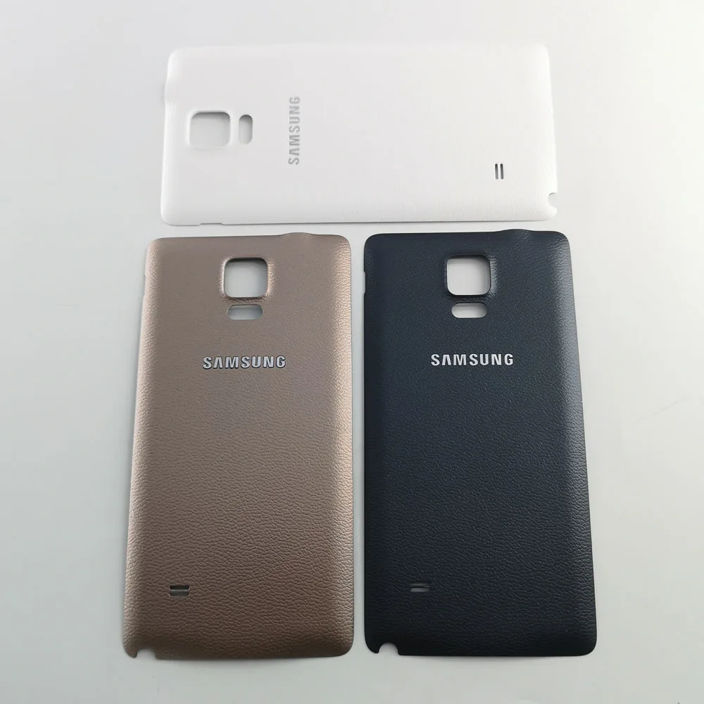 Задняя крышка батарейного отсека для Samsung Galaxy Note4 Note 4 N910F N910V N910C N910I запасные
