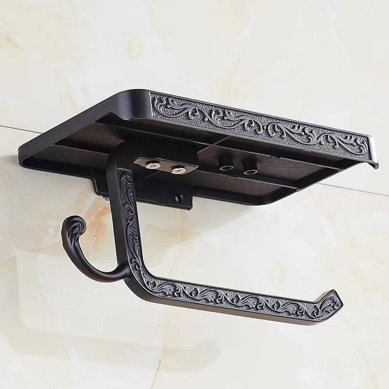 Stainless Steel Bathroom Paper Phone Holder with Shelf Bathroom Mobile Phones Towel Rack Toilet Paper Holder Tissue Boxes
Stainless Steel Bathroom Paper Phone Holder with Shelf Bathroom Mobile Phones Towel Rack Toilet Paper Holder Tissue Boxes