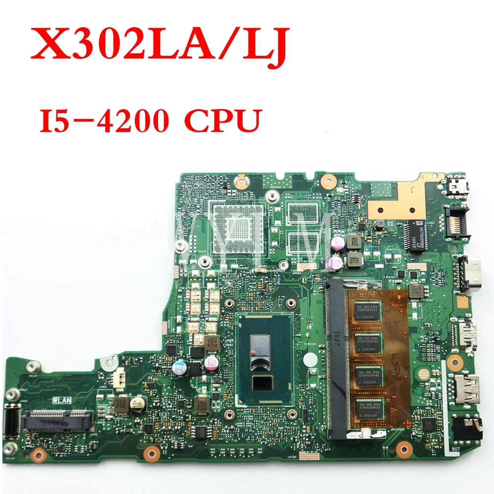 X302LA I5-4200 CPU mainboard REV2.0 For ASUS X302L X302LA X302LJ Laptop motherboard 90NB0710-R00060 Tested free shipping
X302LA I5-4200 CPU mainboard REV2.0 For ASUS X302L X302LA X302LJ Laptop motherboard 90NB0710-R00060 Tested free shipping