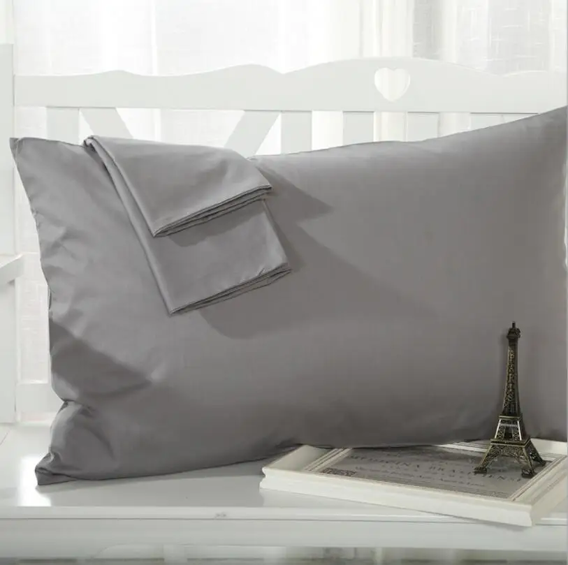 100% Cotton Bedding Pillowcase 48x74 cm Gray Black White Rectangle Pillow case Solid Color Home Decorative Pillow Cover 2pcs/Lot
100% Cotton Bedding Pillowcase 48x74 cm Gray Black White Rectangle Pillow case Solid Color Home Decorative Pillow Cover 2pcs/Lot
