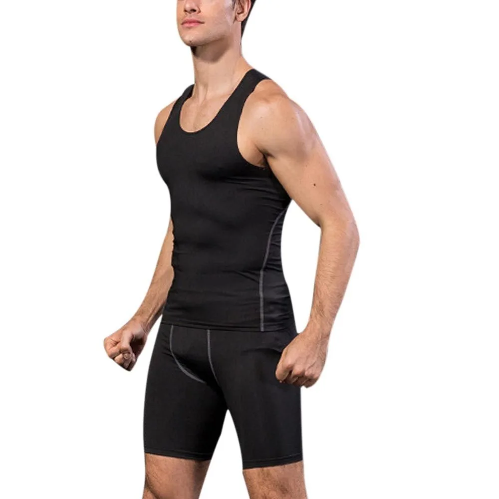 Summer Quick Dry Men's Compression Tights Tank Top Men Fitness Sleeveless Vest Men Clothes
Summer Quick Dry Men's Compression Tights Tank Top Men Fitness Sleeveless Vest Men Clothes