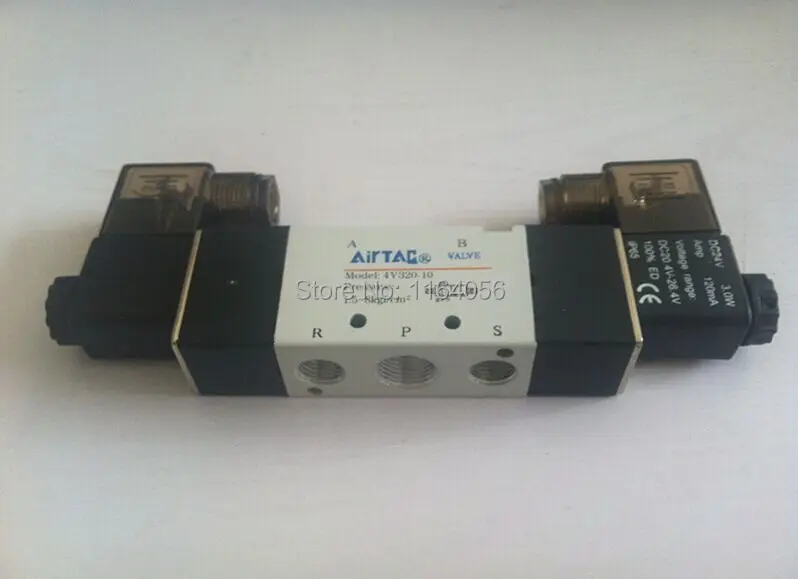 

1x 4V320-10 5Ports2Position Double Solenoid Pneumatic Air Valve 3/8" BSPT DC24V