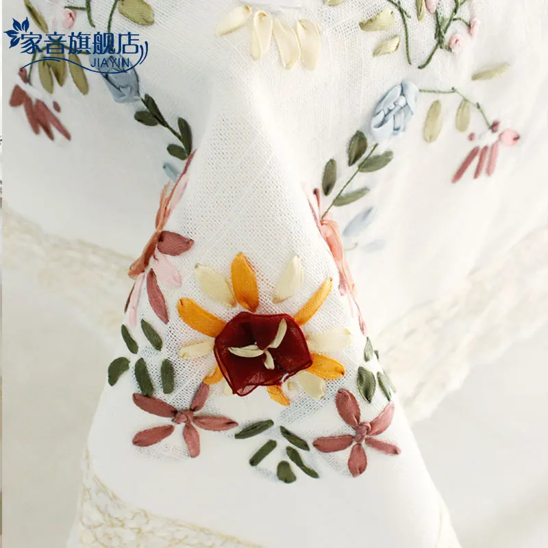 Embroidered Table Cloth Home Decorations flower floral weave white cover fabric linen roune square rectangle fabric lace garden
Embroidered Table Cloth Home Decorations flower floral weave white cover fabric linen roune square rectangle fabric lace garden