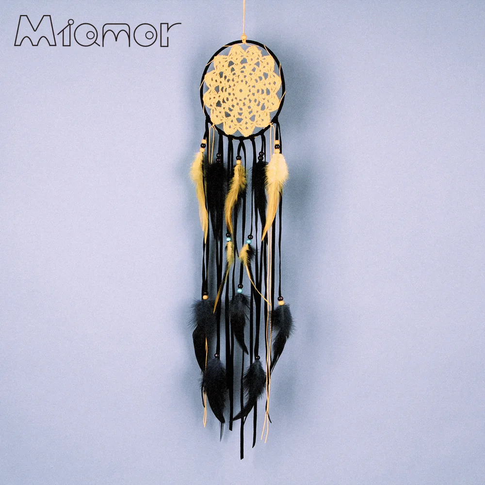 MIAMOR Yellow Croche Flower Dream Catcher Wind Chimes Nursery School Kid Bedroom Decoration Home Wall Decor Accessories AMOR0151
MIAMOR Yellow Croche Flower Dream Catcher Wind Chimes Nursery School Kid Bedroom Decoration Home Wall Decor Accessories AMOR0151