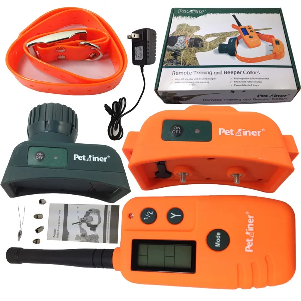 910 For 1 dog training collar 9 Level 500M Pet Dog Hunter Beeper Trainer Collar 1 receiver 1 beeper 1 transmitter free shipping
910 For 1 dog training collar 9 Level 500M Pet Dog Hunter Beeper Trainer Collar 1 receiver 1 beeper 1 transmitter free shipping