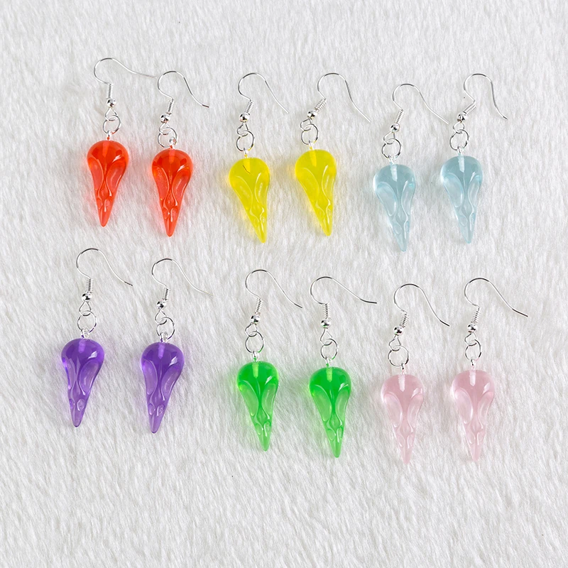 1pair Women Earrings Resin Raven Head Drop earring for Birthday Gift Child Girls Teens Jewelry
1pair Women Earrings Resin Raven Head Drop earring for Birthday Gift Child Girls Teens Jewelry
