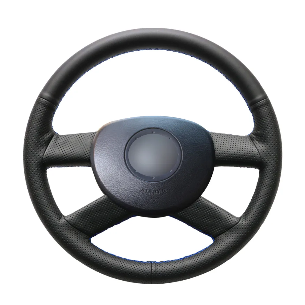 Hand-stitched DIY Black PU Artificial Leather Car Steering Wheel Cover for Volkswagen VW Golf 5 (V) Polo 2001-2007 FOX Touran
Hand-stitched DIY Black PU Artificial Leather Car Steering Wheel Cover for Volkswagen VW Golf 5 (V) Polo 2001-2007 FOX Touran