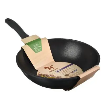 SAUCE SLAVYANA 28x8 frying pan non-stick coating pot thermos cookware kitchen stainless steel knife spoon fork induction 846-381 | Дом и сад