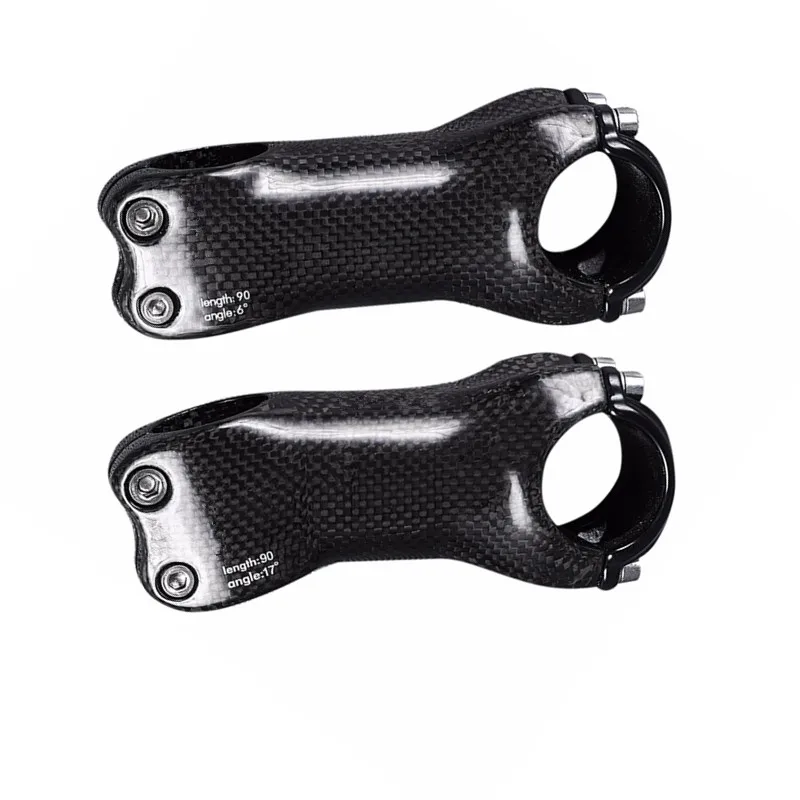 no logo carbon stem Gloss 3K Carbon Fiber Bicycle Stem Road Mountain Bike Parts 6/17 Degrees For Handlebar Clamp 31.8*70-130mm
no logo carbon stem Gloss 3K Carbon Fiber Bicycle Stem Road Mountain Bike Parts 6/17 Degrees For Handlebar Clamp 31.8*70-130mm