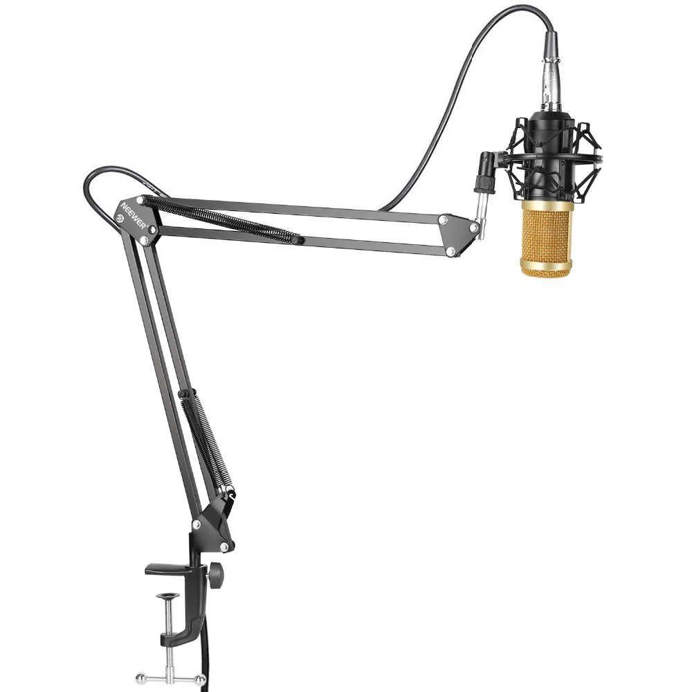 Neewer NW-800 Studio Broadcasting Recording Condenser Microphone+NW-35 Adjustable Recording Mic Suspension Scissor Arm Stand
Neewer NW-800 Studio Broadcasting Recording Condenser Microphone+NW-35 Adjustable Recording Mic Suspension Scissor Arm Stand