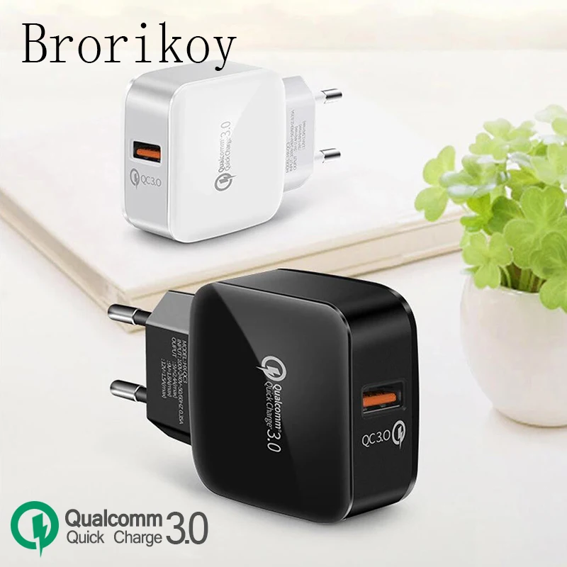 QC3.0 Quick Charger USB Fast Charging for iPhone X Xs MAx XR Samsung S8 S9 Plus Xiaomi Adapter EU US Plug Travel Wall Chargers
QC3.0 Quick Charger USB Fast Charging for iPhone X Xs MAx XR Samsung S8 S9 Plus Xiaomi Adapter EU US Plug Travel Wall Chargers