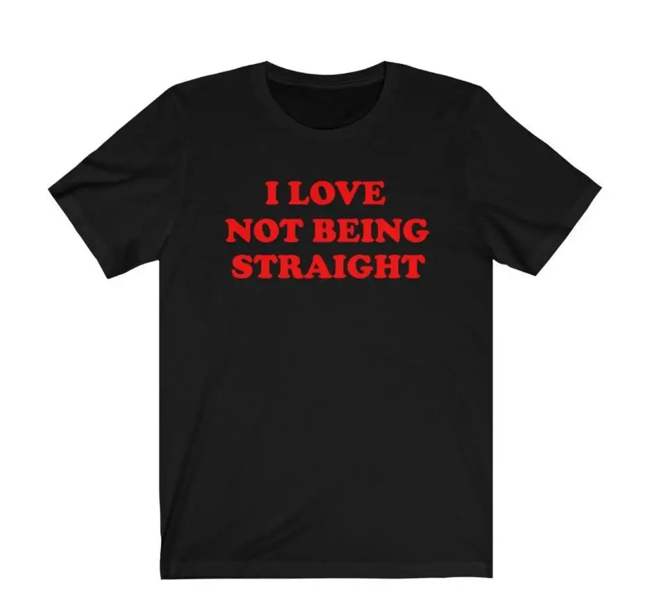I Love Not Being Straight red Letter Print Women tshirt Cotton Casual Funny t shirt For Lady Girl Top Tee Hipster Drop Ship Y-95
I Love Not Being Straight red Letter Print Women tshirt Cotton Casual Funny t shirt For Lady Girl Top Tee Hipster Drop Ship Y-95
