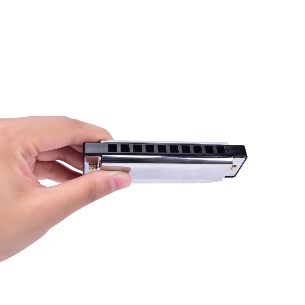 Diatonic Harmonica 10 Holes Key of C Silver Color Blues Jazz Rock Folk Music Musical Instrument
Diatonic Harmonica 10 Holes Key of C Silver Color Blues Jazz Rock Folk Music Musical Instrument