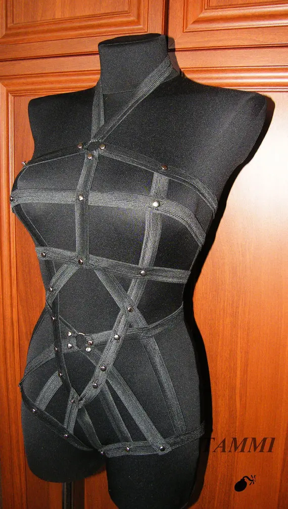 Free shipping Womens garters handmade elastic bust brest bra bondage bondage riveted cage all torso top lingerie rivet
Free shipping Womens garters handmade elastic bust brest bra bondage bondage riveted cage all torso top lingerie rivet