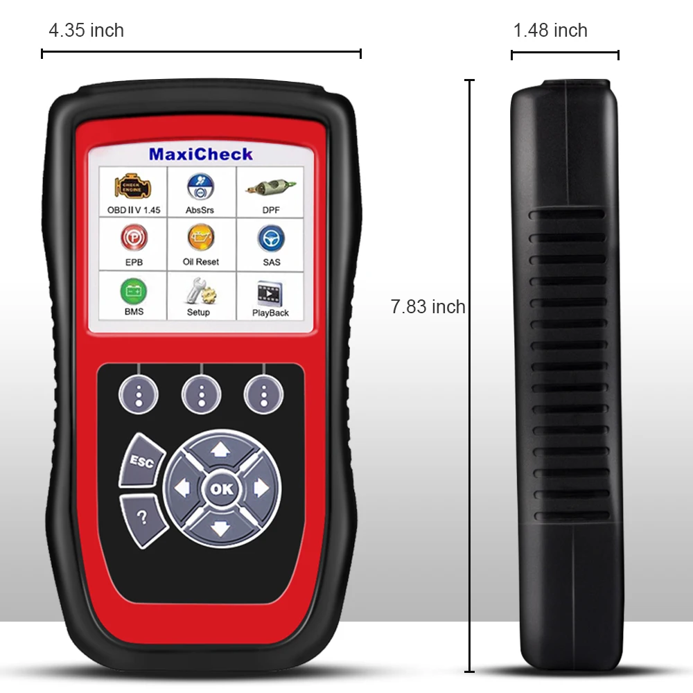 Autel MaxiCheck Pro OBD2 Scanner Car Diagnostic Tool EPB/ABS/SRS/SAS/Airbag/Oil Service Reset/BMS/DPF Code Reader Automotivo
Autel MaxiCheck Pro OBD2 Scanner Car Diagnostic Tool EPB/ABS/SRS/SAS/Airbag/Oil Service Reset/BMS/DPF Code Reader Automotivo
