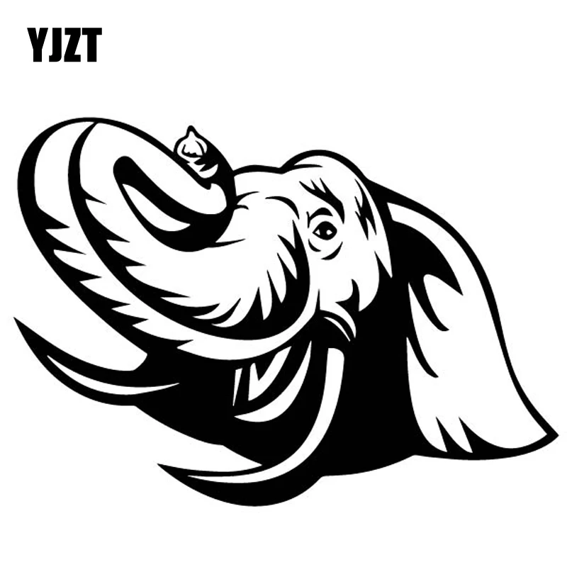 YJZT 16.9CM*12.1CM Elephant Head Creative Decoration Car Sticker Body Of Car Vinyl Decal Black/Silver C4-1651
YJZT 16.9CM*12.1CM Elephant Head Creative Decoration Car Sticker Body Of Car Vinyl Decal Black/Silver C4-1651