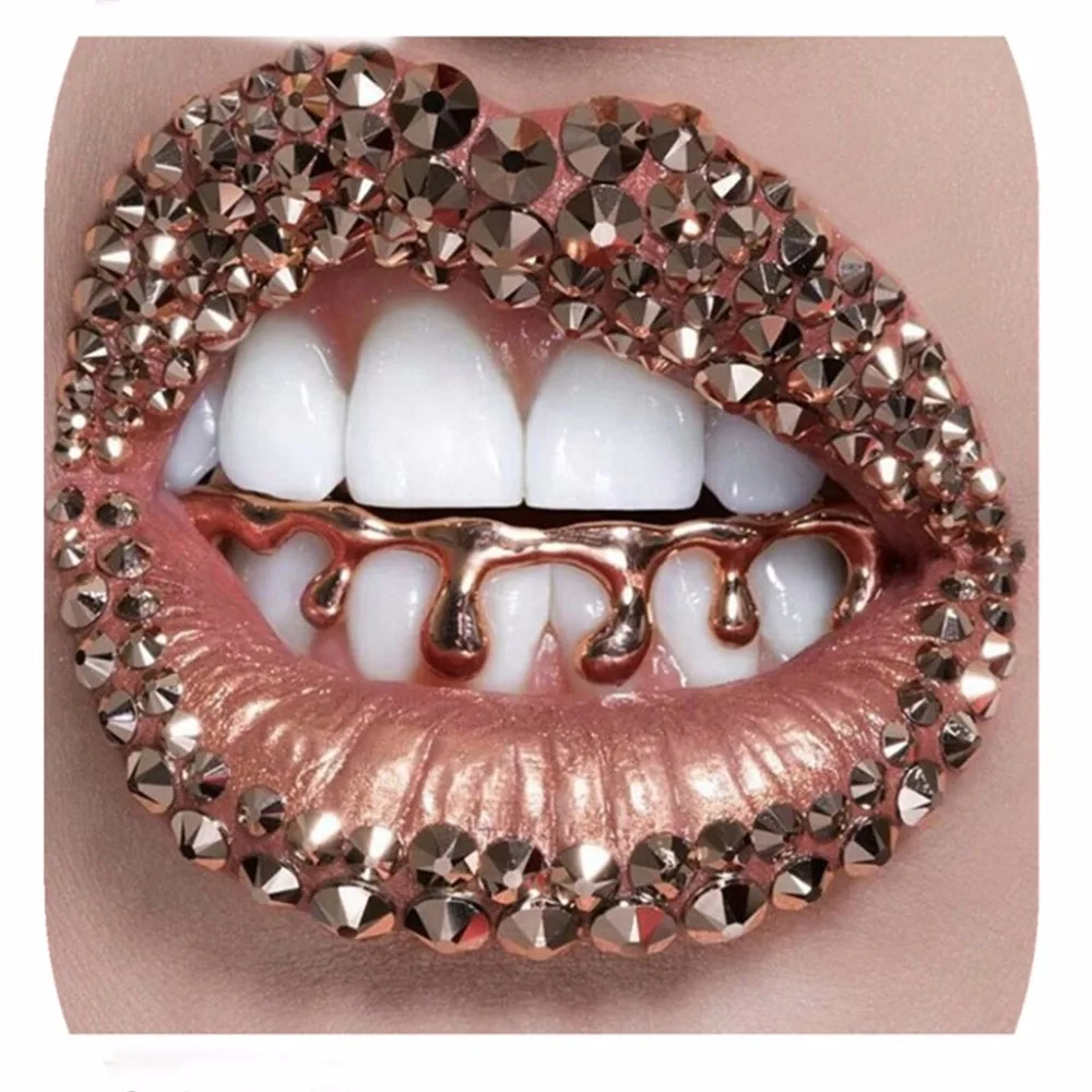 TOPHIPHOP Fashion Men's Women's Metal Water Drop Braces Grillz Halloween Dress Up Top Bottom Teeth Grillz Body Jewelry
TOPHIPHOP Fashion Men's Women's Metal Water Drop Braces Grillz Halloween Dress Up Top Bottom Teeth Grillz Body Jewelry