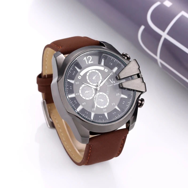 V6 watch men watch top brand luxury mens watches fashion military sport men's watch clock saat reloj hombre relogio masculino
V6 watch men watch top brand luxury mens watches fashion military sport men's watch clock saat reloj hombre relogio masculino