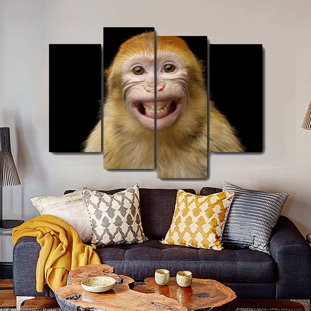 Smiling Monkey Animals Canvas Painting Calligraphy Prints Home Decoration Wall Art Poster Pictures for Living Room Bedroom
Smiling Monkey Animals Canvas Painting Calligraphy Prints Home Decoration Wall Art Poster Pictures for Living Room Bedroom