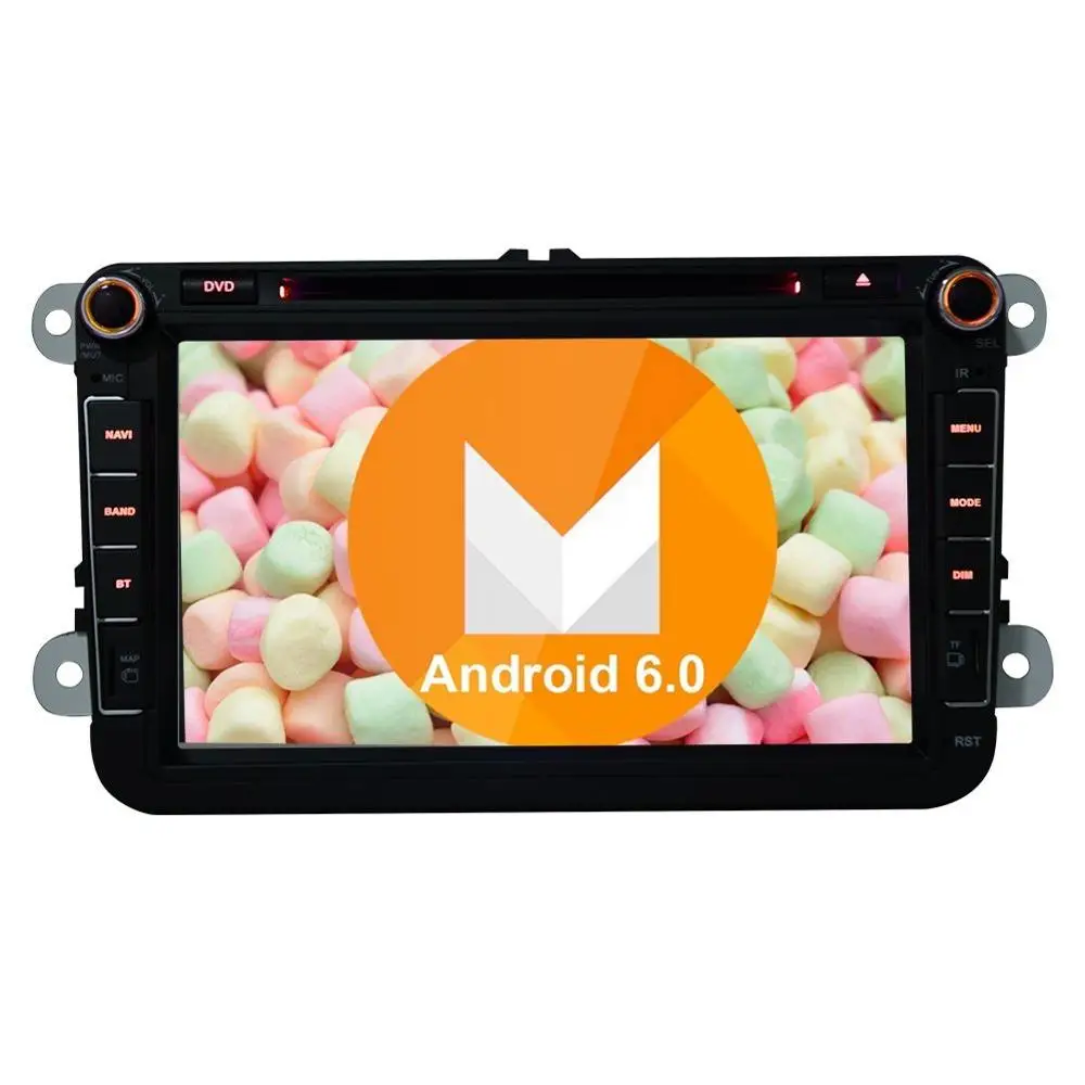 Автомобильный dvd плеер на основе Android 8 дюймов Мульти сенсорный экран Quad core6.0