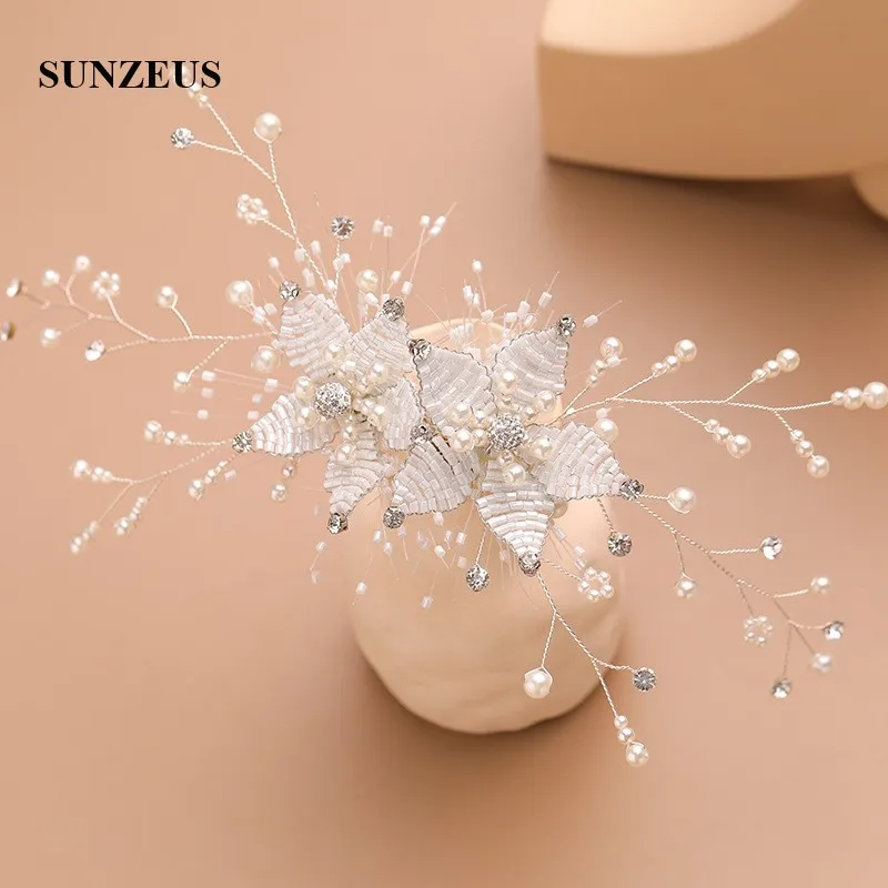 2022 New Hand-made Beading Flowers Headpiece For Brides Pearls Wedding Head Decorations Hair Clip Marriage Accessories SQ406
2022 New Hand-made Beading Flowers Headpiece For Brides Pearls Wedding Head Decorations Hair Clip Marriage Accessories SQ406