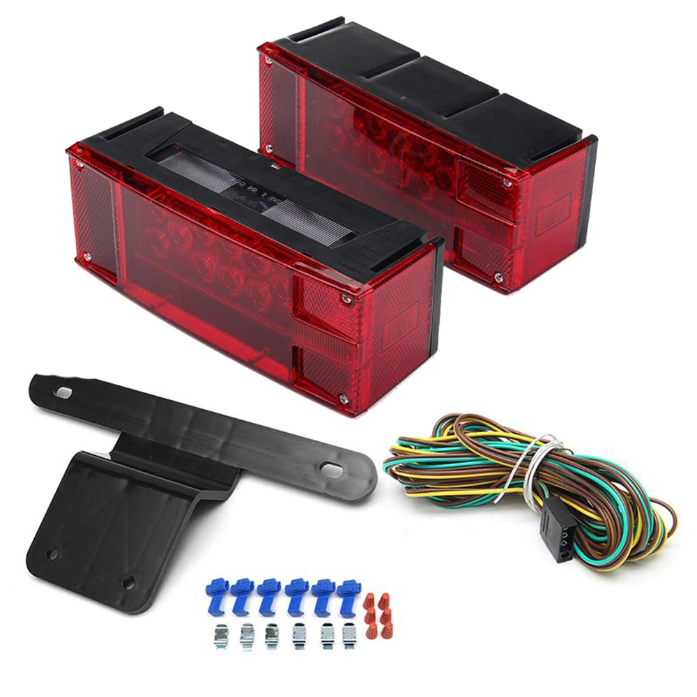 2 Pcs 12 LEDs Car Side Lights Stop Tail Lights for Universal Truck Trailer Caravan Vehicles 12V Warning Lamp HEHEMM
2 Pcs 12 LEDs Car Side Lights Stop Tail Lights for Universal Truck Trailer Caravan Vehicles 12V Warning Lamp HEHEMM