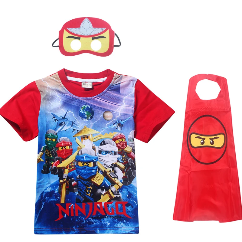 2018 с героями мультфильма Черепашки-ниндзя принтом и LEGO ninjago костюмы для мальчиков