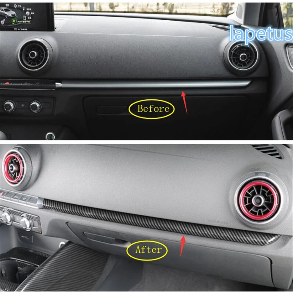 Lapetus Middle Control Instrument Strip Decoration Frame Cover Trim 3 Pcs ABS Fit For Audi A3 V8 2014 - 2019 Carbon Fiber Look
Lapetus Middle Control Instrument Strip Decoration Frame Cover Trim 3 Pcs ABS Fit For Audi A3 V8 2014 - 2019 Carbon Fiber Look