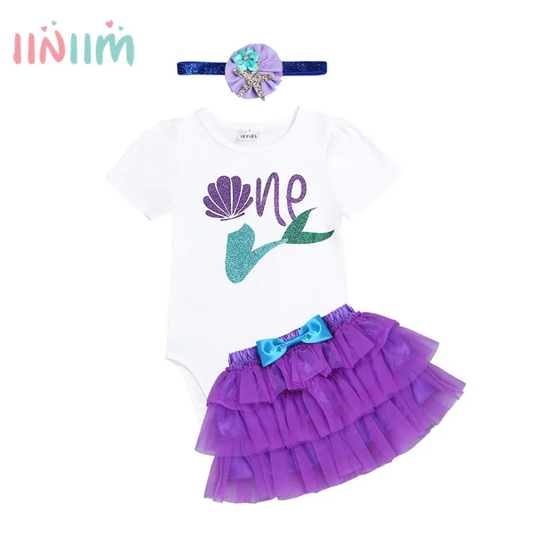 iiniim 3pcs Newborn Baby Girls Clothes Glitter Mermaid Summer Cute 1st Birthday Party Outfit Set Romper with Bowknot Skirt
iiniim 3pcs Newborn Baby Girls Clothes Glitter Mermaid Summer Cute 1st Birthday Party Outfit Set Romper with Bowknot Skirt