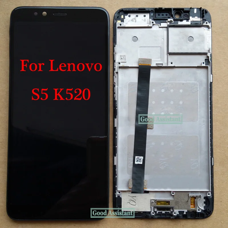 Оригинальный черный 5 7 дюймов для Lenovo S5 K520 Полный ЖК дисплей сенсорный экран
