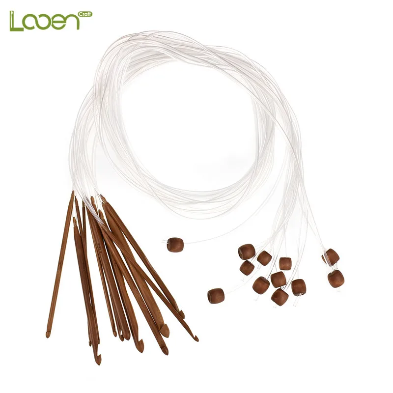 12 Sizes 3.0-10.0mm Crochet Hook Single Pointed Bamboo Flexible Carpet Crochet Hooks Needles For Women DIY Craft Tols
12 Sizes 3.0-10.0mm Crochet Hook Single Pointed Bamboo Flexible Carpet Crochet Hooks Needles For Women DIY Craft Tols