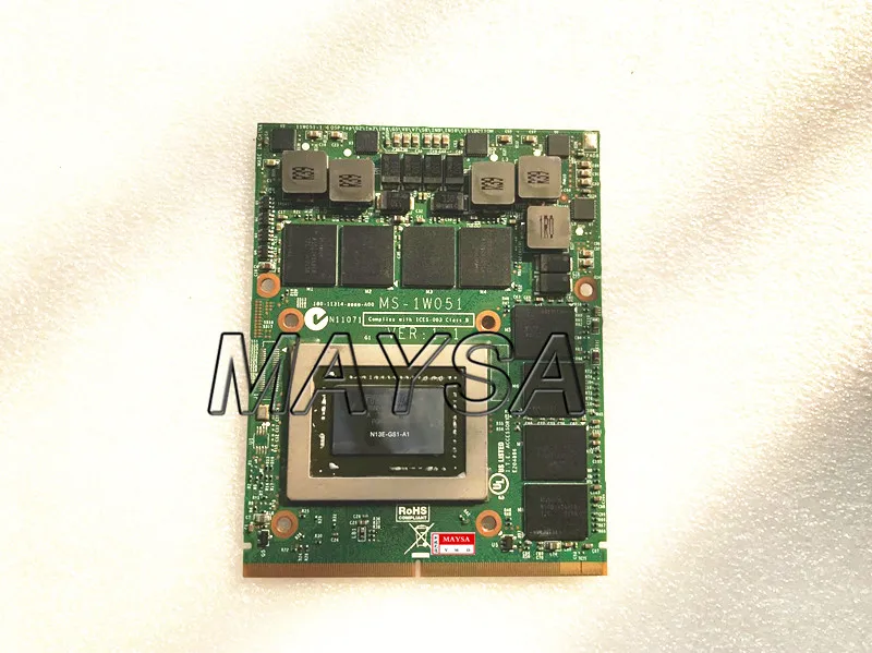 Видеокарта VGA MS-1W051 VER: 1,1, GTX 675M, 2 Гб, для MSI GT70, GT60, GX660R, GT660, GT680, GT683DX, GT783DX, GTX675M, GDDR5, N13E-GS1-A1
Видеокарта VGA MS-1W051 VER: 1,1, GTX 675M, 2 Гб, для MSI GT70, GT60, GX660R, GT660, GT680, GT683DX, GT783DX, GTX675M, GDDR5, N13E-GS1-A1