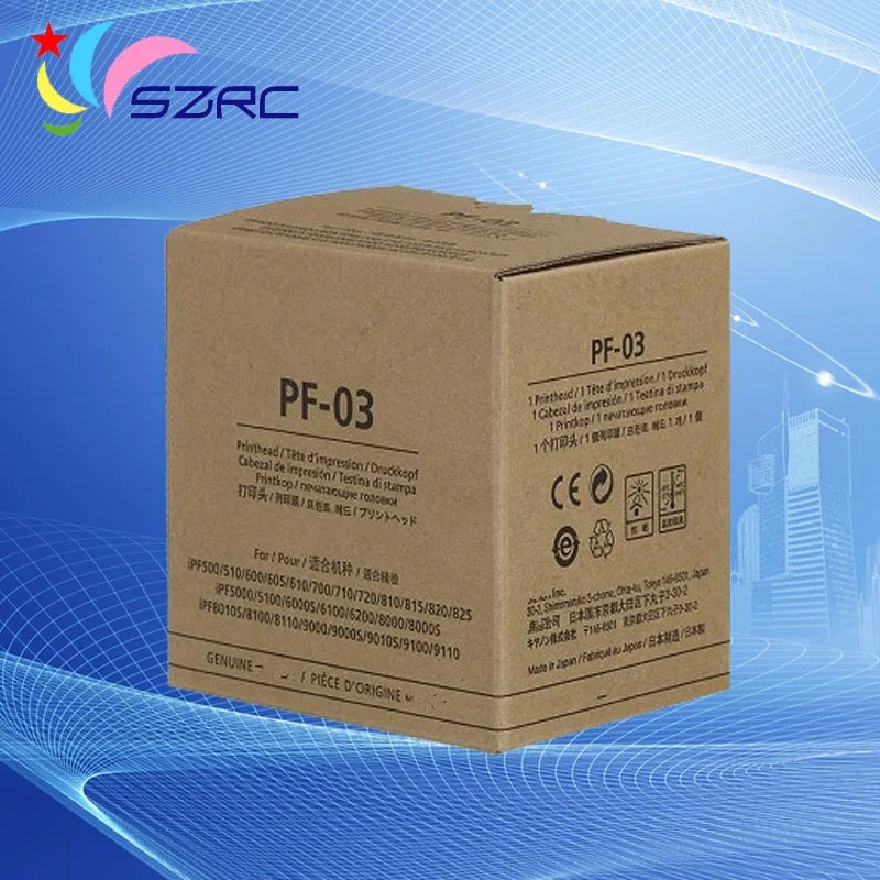 New Original PF-03 Printhead for canon iPF8010s 8100 8110 9000 9010S 510 600 610 700 710 720 810 820 825 5000 5100 Print head
New Original PF-03 Printhead for canon iPF8010s 8100 8110 9000 9010S 510 600 610 700 710 720 810 820 825 5000 5100 Print head