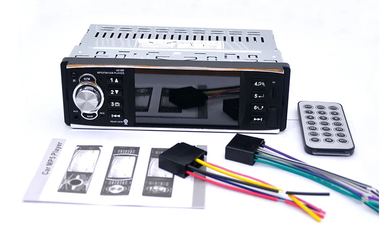 Автомагнитола 4019B 1 din araba автомобильный радиоприемник bluetooth estereo para Автомобильный