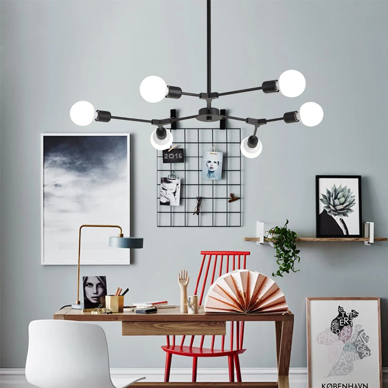 Nordic modern iron herringbone branch pendant light glass ball bubble living room restaurant bedroom bar hanging lighting E27
Nordic modern iron herringbone branch pendant light glass ball bubble living room restaurant bedroom bar hanging lighting E27