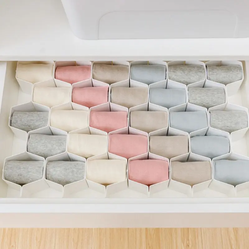 Honeycomb Shape Drawer Organizer 8 Pcs Closet Dividers Plastic Partition For Small Clothing And Cosmetic Clapboard
Honeycomb Shape Drawer Organizer 8 Pcs Closet Dividers Plastic Partition For Small Clothing And Cosmetic Clapboard