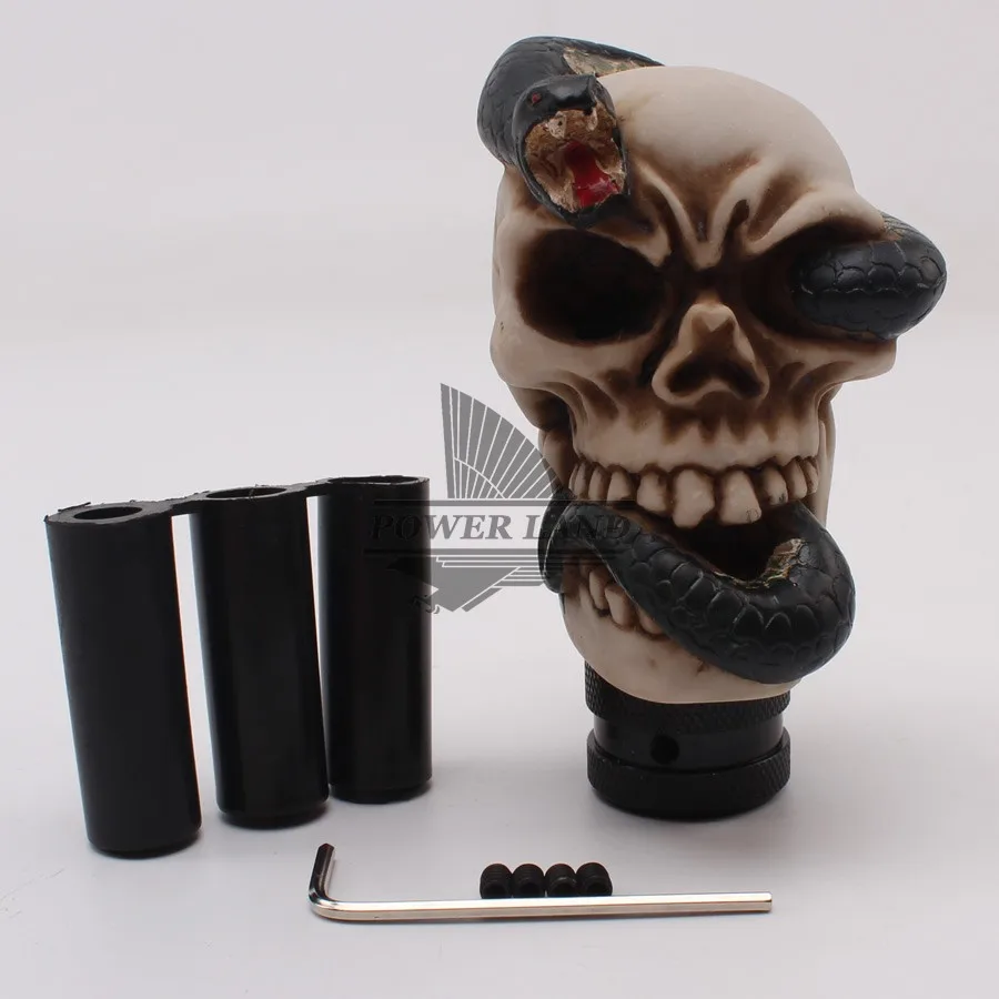 1set Resin Car Gear Knob Handles Gear Shift Knob Manual Horror Skull Head Snake Style Shifter Shift Lever Knob Handbrake Covers
1set Resin Car Gear Knob Handles Gear Shift Knob Manual Horror Skull Head Snake Style Shifter Shift Lever Knob Handbrake Covers