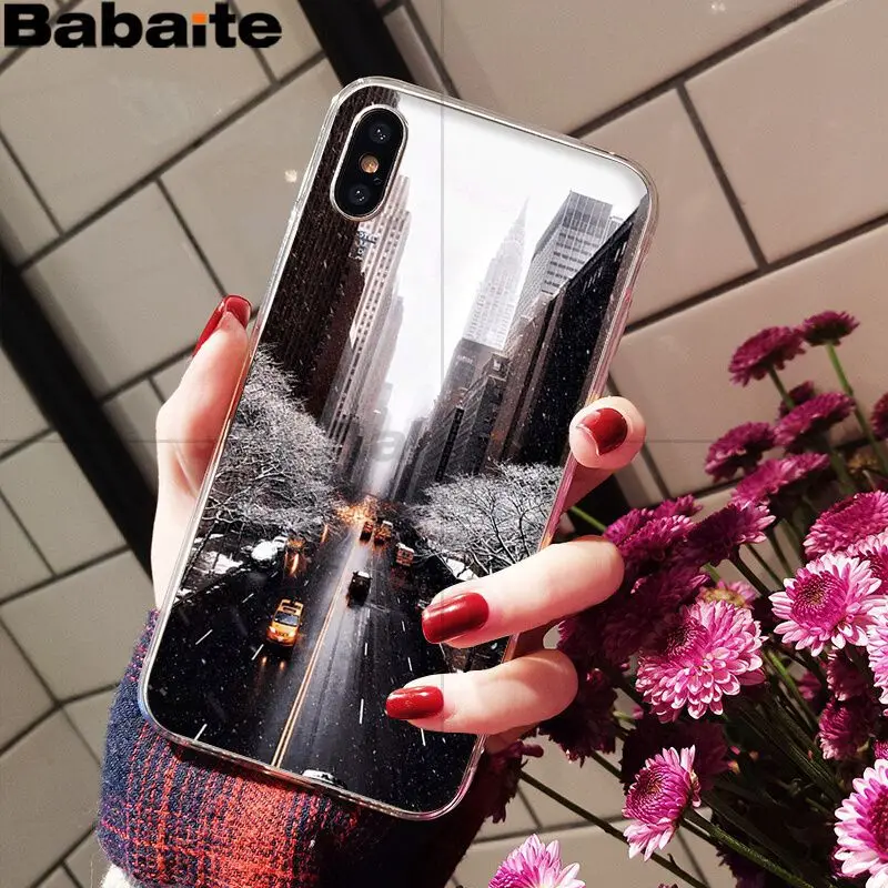 NYC NEW YORK city landscape Black Soft Shell Phone Cover for Apple iPhone 8 7 6 6S Plus X XS MAX 5 5S SE XR 12 mini 12ProMax
NYC NEW YORK city landscape Black Soft Shell Phone Cover for Apple iPhone 8 7 6 6S Plus X XS MAX 5 5S SE XR 12 mini 12ProMax