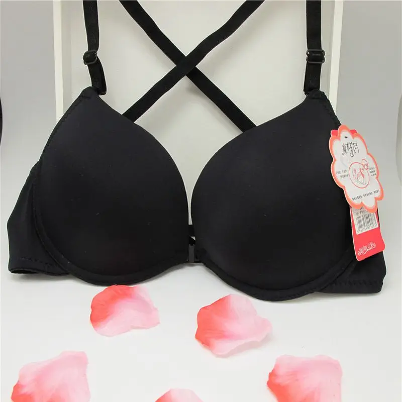 Cross Back Solid Color Underwire Bra Padded Push Up 3/4 Cup Lingerie For Women Female Underwear Bra
Cross Back Solid Color Underwire Bra Padded Push Up 3/4 Cup Lingerie For Women Female Underwear Bra