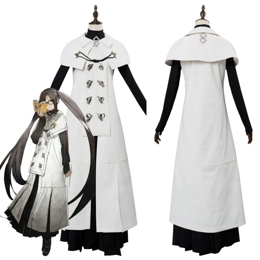 Fate Grand Order Cosplay Costume Akuta Hinako Costume White Long Coat Uniform Dress Halloween Carnival Cosplay Costumes
Fate Grand Order Cosplay Costume Akuta Hinako Costume White Long Coat Uniform Dress Halloween Carnival Cosplay Costumes